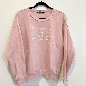 Abercrombie and Fitch Pink Sweatshirt